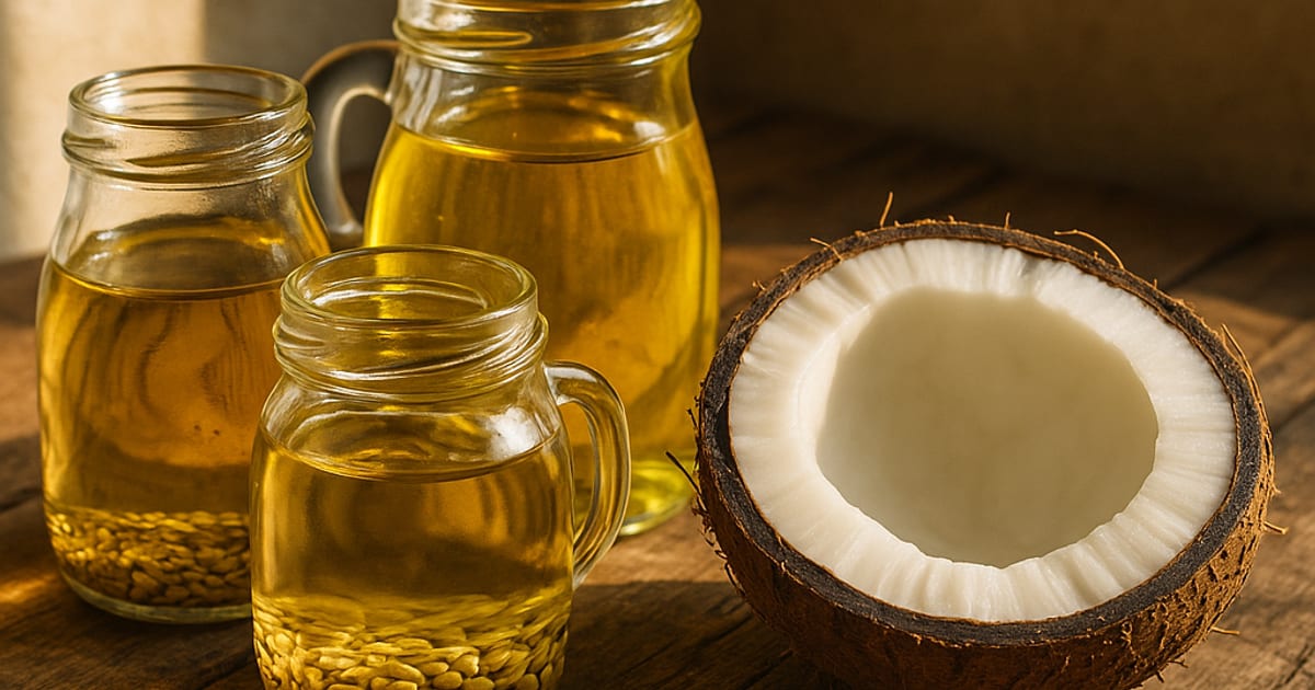 Photograph for Are Seed Oils and Coconut Oil Healthy?